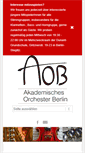 Mobile Screenshot of aob-ev.de